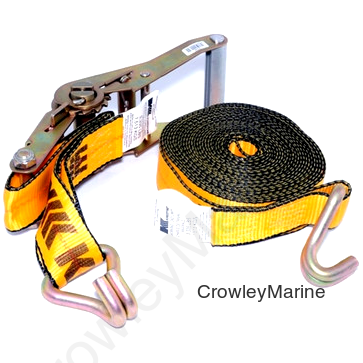 Ratchet Strap, 2"x27', 3,335lbs. WLL w/ Wire Hook (396500)