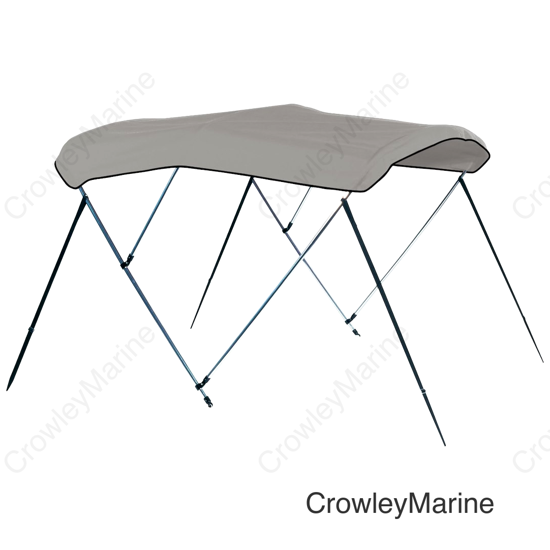 BIMINI (3 BOW | 54") ACRYLIC GRAY