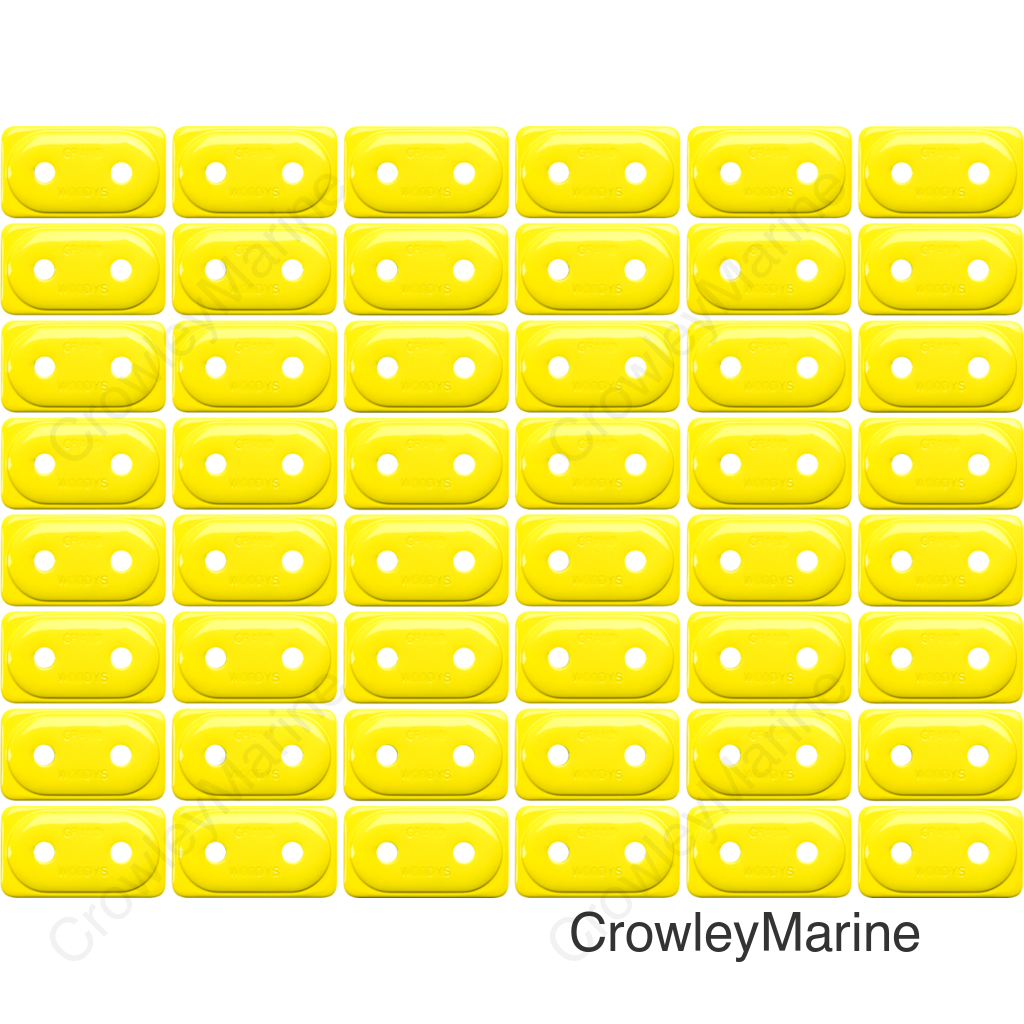 Support Plates - Hi Vis - Double - 48 Pack