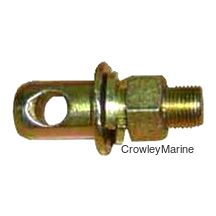 Ramp Gate Pin, 7/8"x5/8" Threaded End with Nut & Lockwasher (385610)