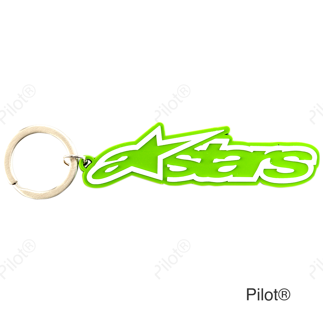 Key Fob - Blaze - Green/White