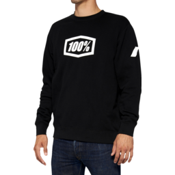 Icon Long-Sleeve Fleece Sweatshirt - Black - 2XL thumbnail-0