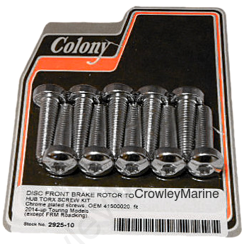 BRAKE ROTOR HARDWARE TORX SCREW KIT 14-UP TOURING