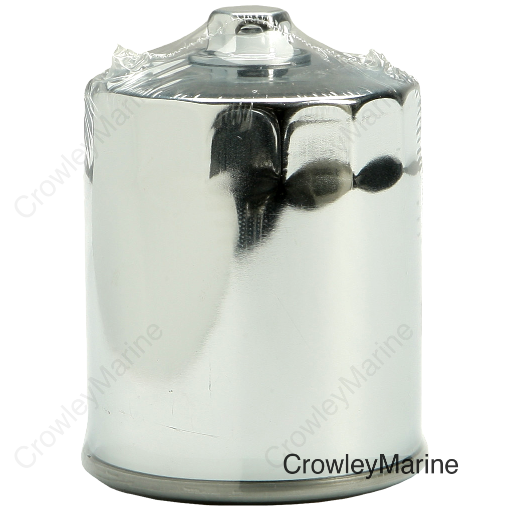 HD OIL FILTER CHROME EVO W/HEX CHROME
