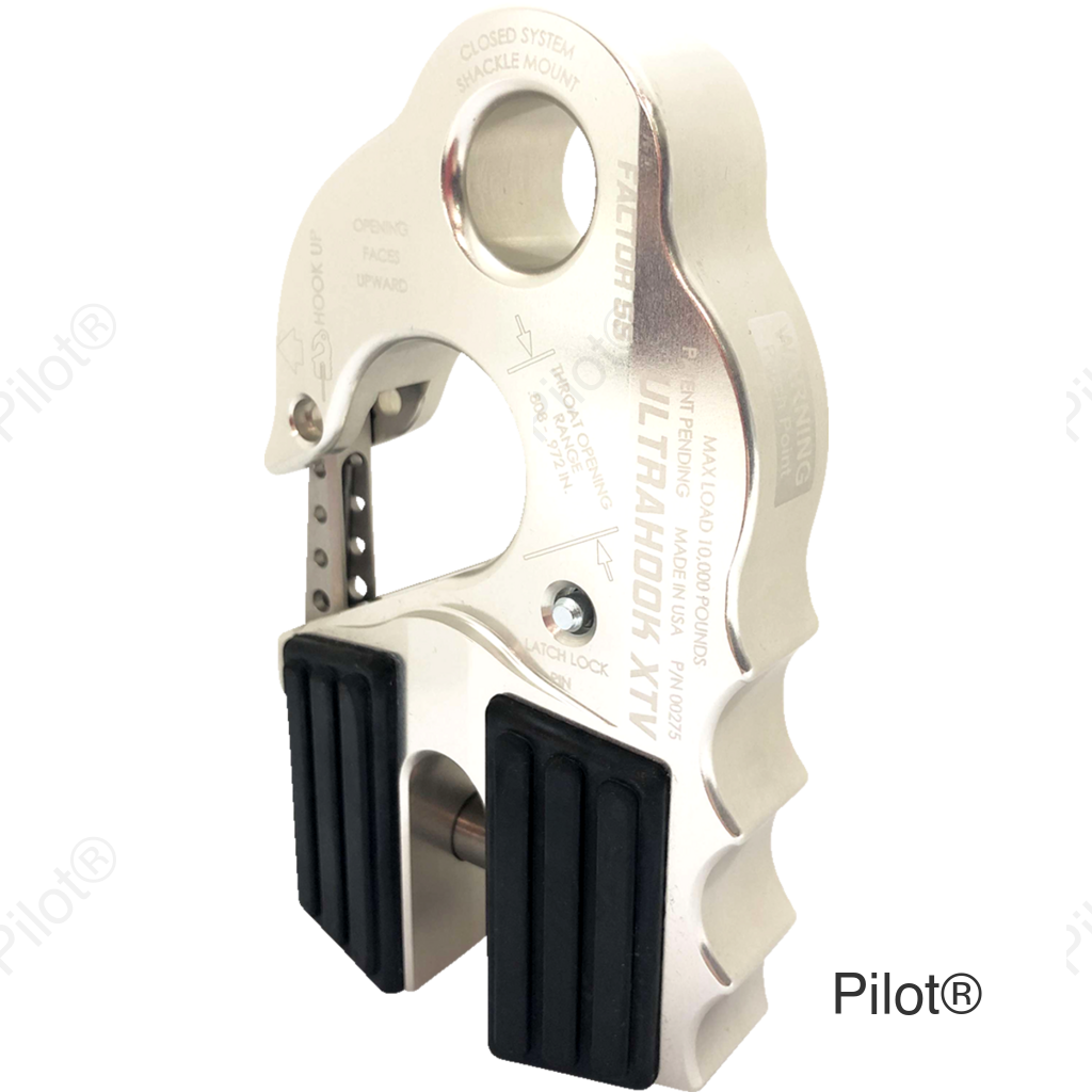 UltraHook XTV Winch Hook - Silver