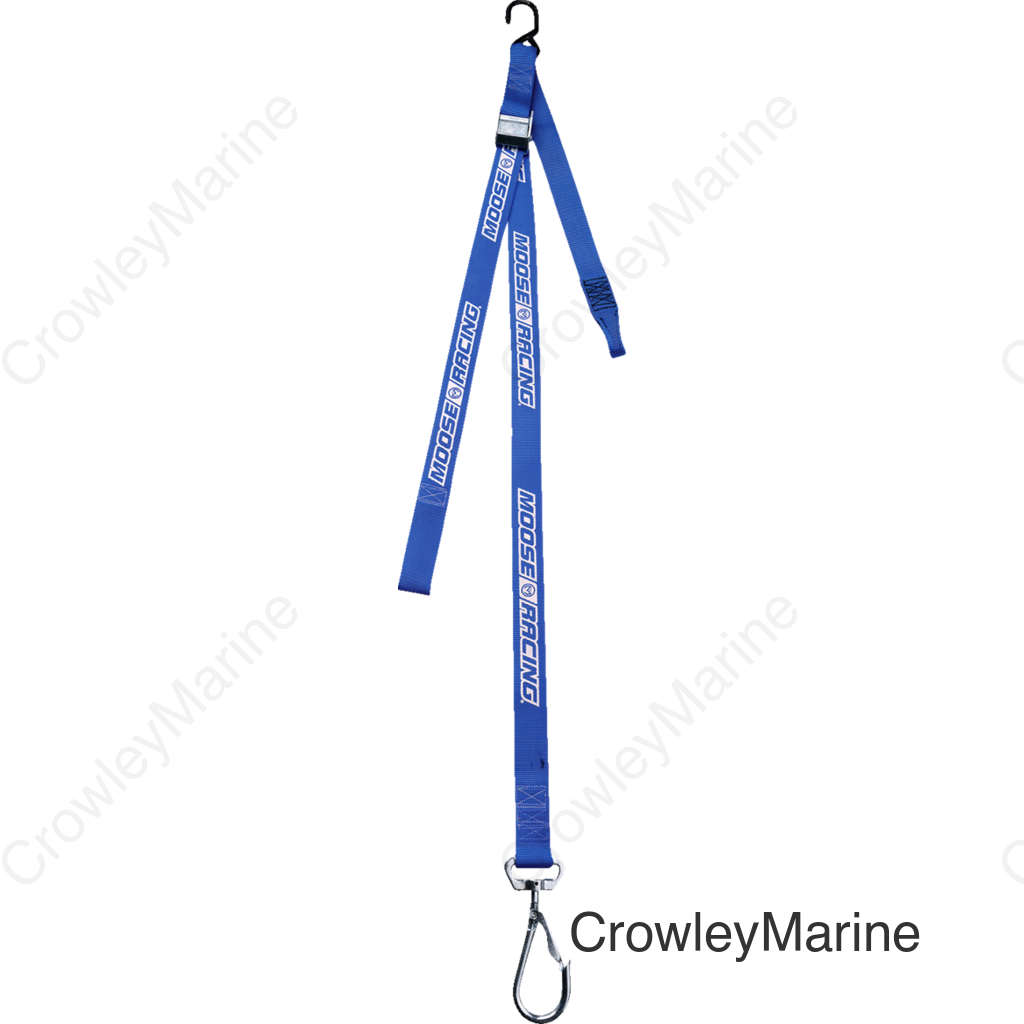 TIEDOWN 1-1/2" W/ SWIVEL HOOK BLU MOOSE