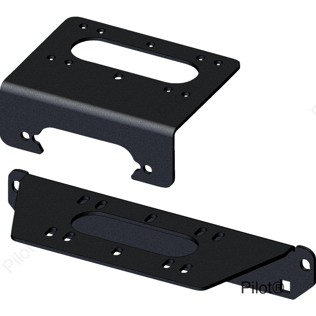 Winch Mount - Polaris/Kawasaki