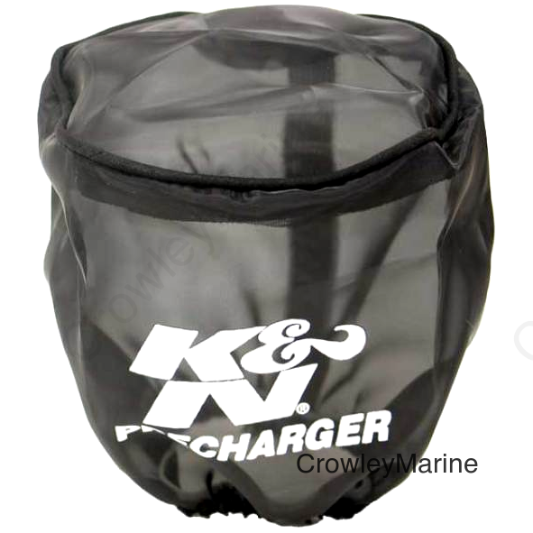 K&N Precharger Air Filter Wrap Black Universal 4in. Height 4in. Inside Diameter