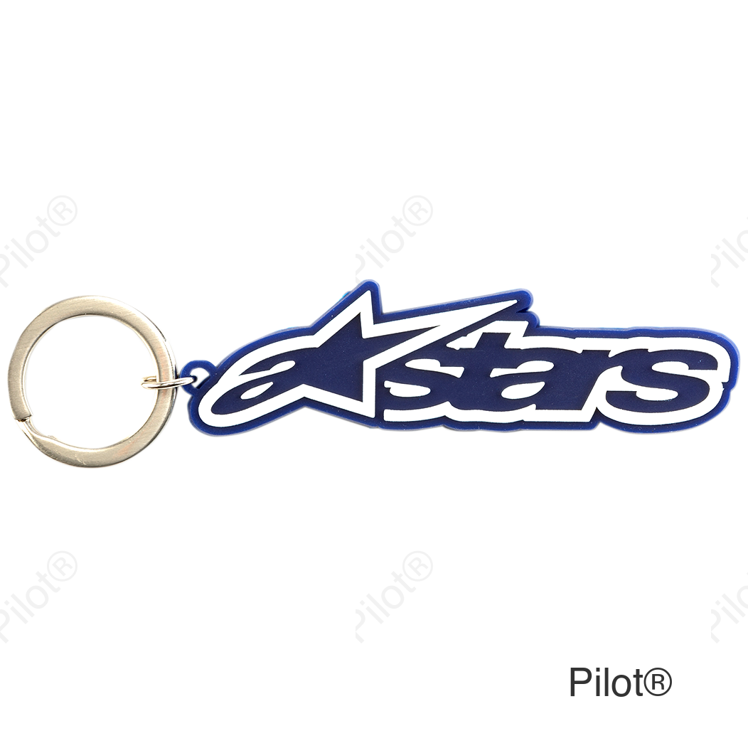 Key Fob - Blaze - Blue/White