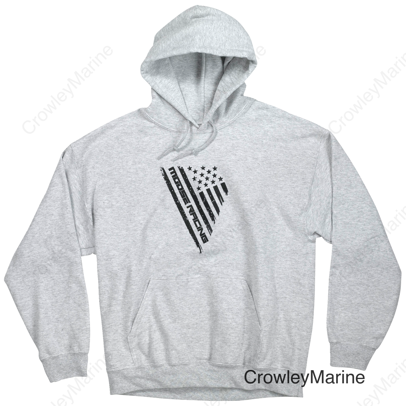HOODY SALUTE ASH L