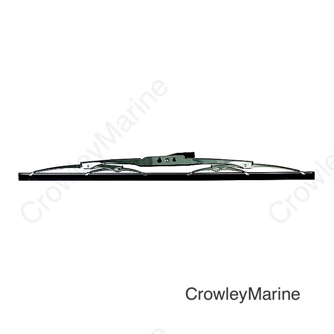 Marinco 34026S Deluxe Stainless Steel Wiper Blades, 26"