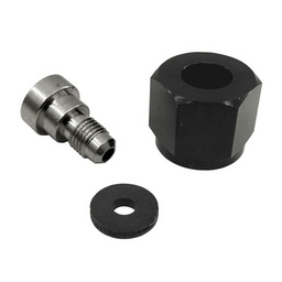 Nitrous Express 4AN Bottle Nipple and Nut for CO2 Valve (Incl Gasket) thumbnail-1