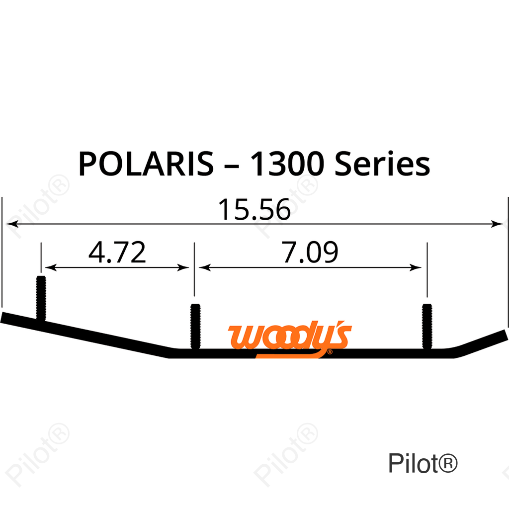 Wear Bar - Trail Blazer IV™ Flat-Top® - 6" - 60°