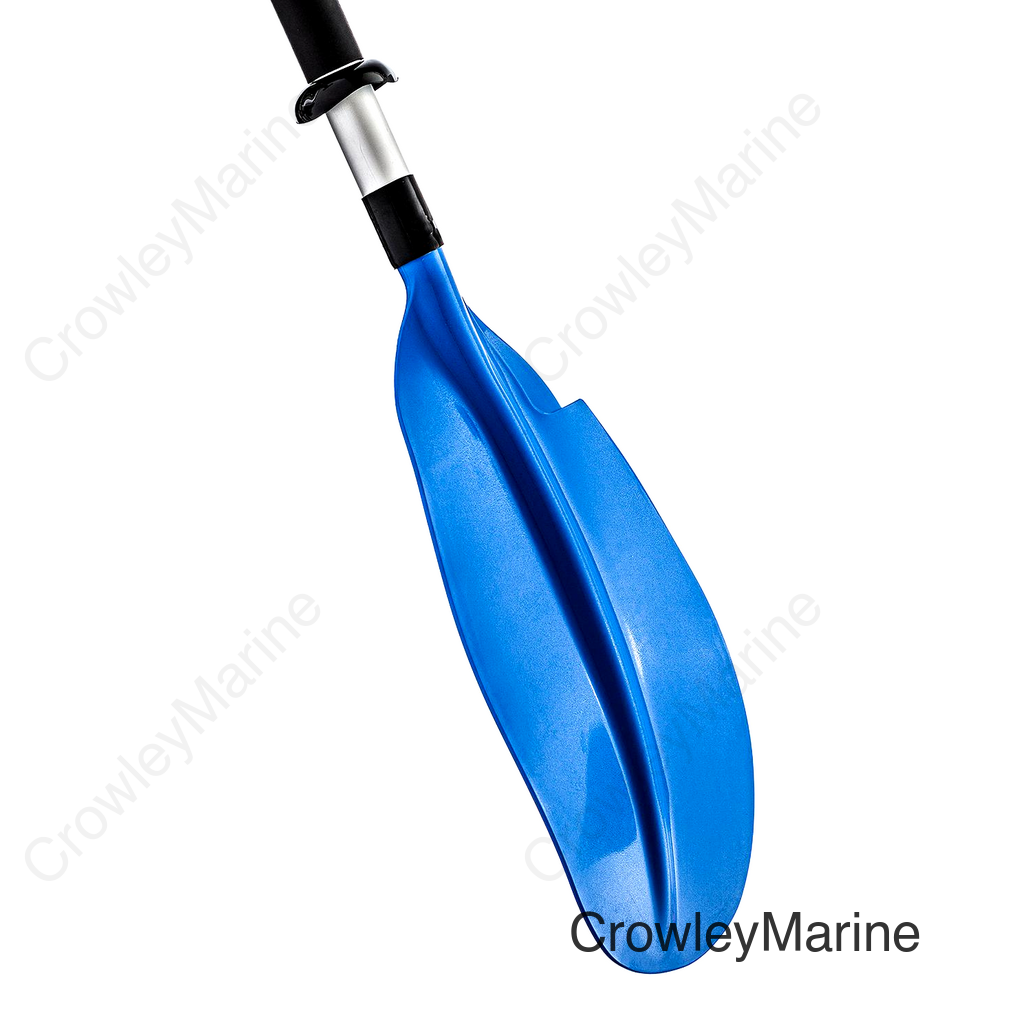 Seachoice 7 Ft. Curved-Blade Kayak Paddle, 2-Piece 1-1/8 in. Diameter Anodized Aluminum Shaft, 17 in. X 7-3/8 in. Blades