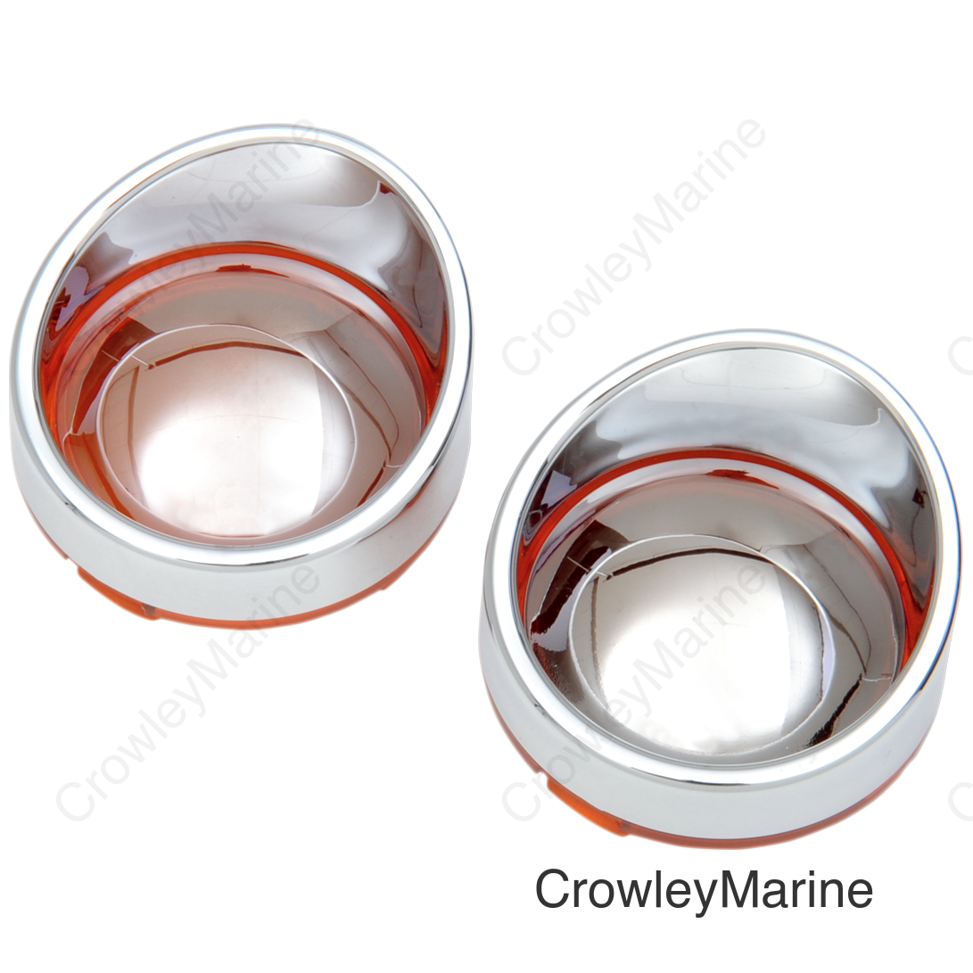 BEZEL T/S VISOR AMBR/MIR