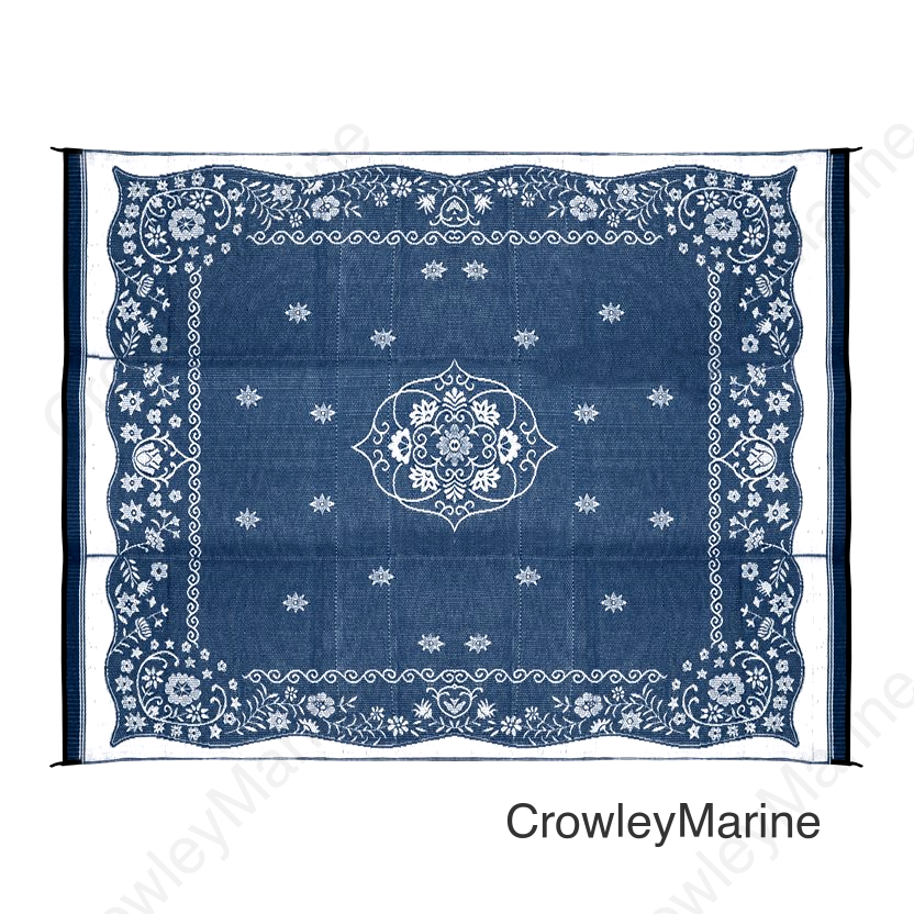 9'X12' OUTDOOR MAT-BLUE O