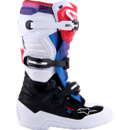 Youth Tech 7S Boots - White/Black/Rainbow - US 7 thumbnail-7
