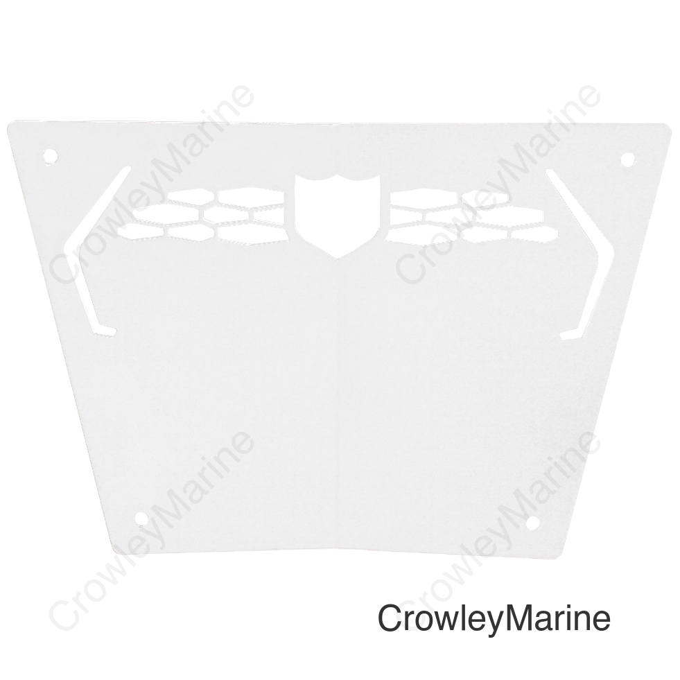 FRONT SPORT BUMPER SKID PLATE MATTE WHITE PEARL