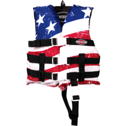 Child Stars & Stripes PFD Vest - Red/White/Blue thumbnail-1