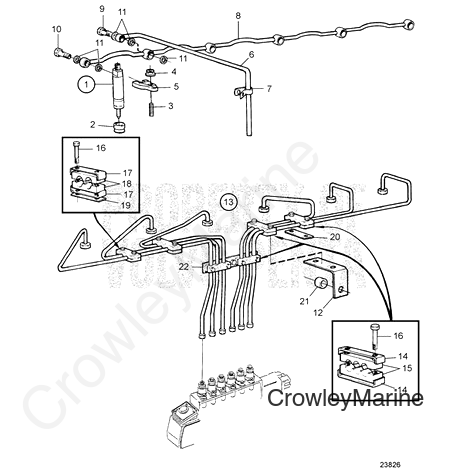 Leak-Off Line(V2) - Volvo Penta (822564)