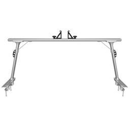 Thule TracRac Pro 2 Overhead Truck Rack (Compact) - Silver thumbnail-0