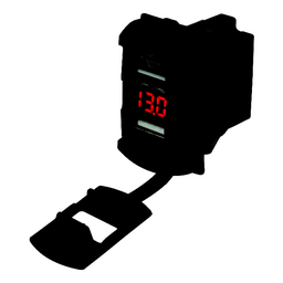 Seadog 4265271 Double USB Rocker Switch Style Voltmeter w/Hidden Display thumbnail-1