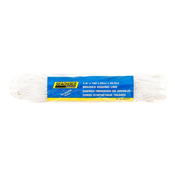Seachoice Braided Utility Line Boat Rope, 1/8 In. X 100 Ft., White thumbnail-3