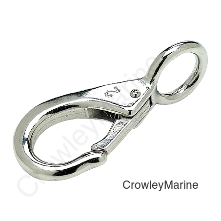 Seachoice Fast Eye Snap in 316 Stainless Steel, Eye Size 13/16 in, Length 3-1/4 in.