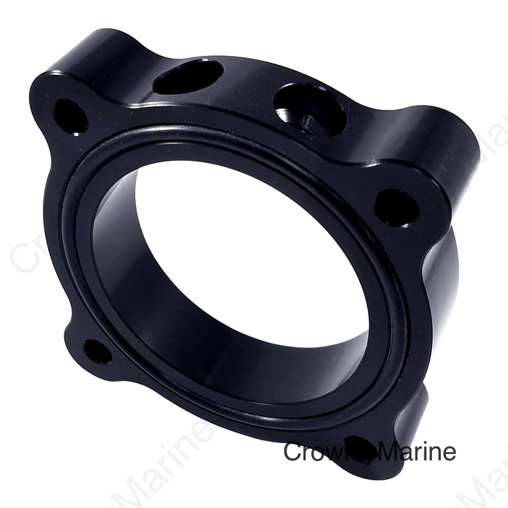 Torque Solution Throttle Body Spacer 2015 Ford Mustang Ecoboost - Black