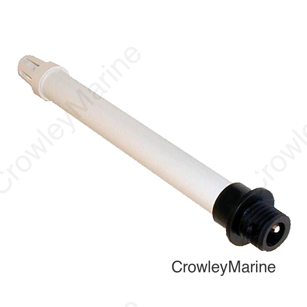 T-H Marine Screw In Overflow Drain Tube Fits 1-1/8" Threaded Drain With Top Screen Glued, 12" L
