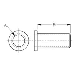 OARLOCK SOCKET BUSHING 5/8"-1/2" thumbnail-1