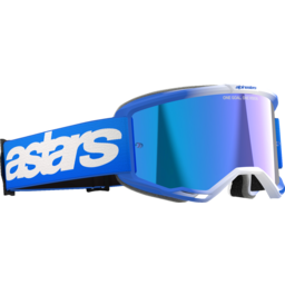 Vision 5 Goggle - Blaze - Blue - Blue Mirror thumbnail-3