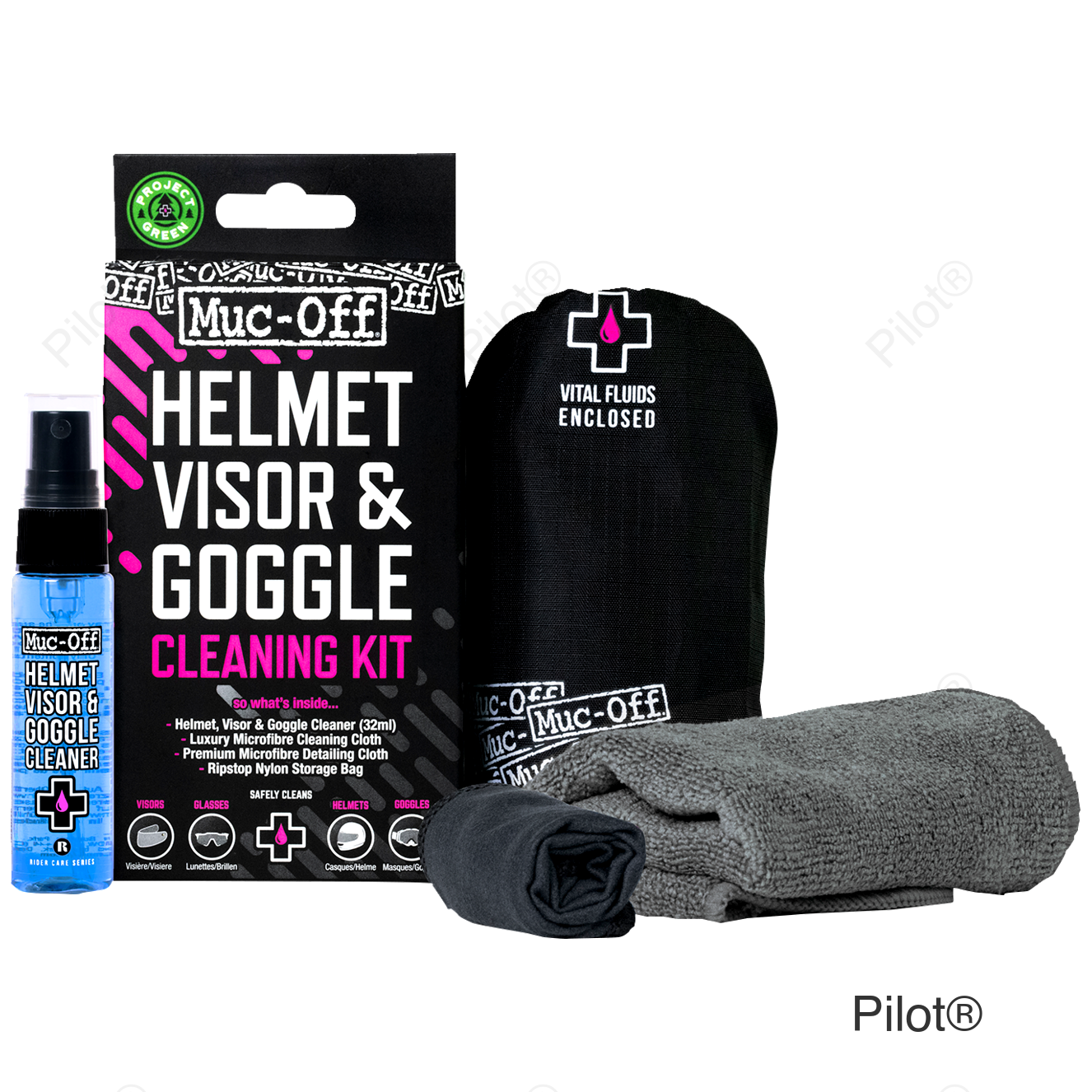 Visor, Lens & Goggle Cleaning Kit