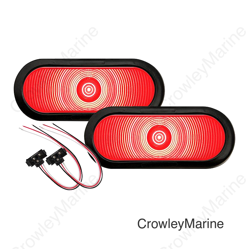 Seachoice 53011 One™ Series LED 6" Oval Light Kit, 1 pr.