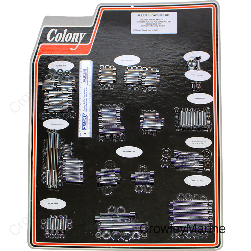 Bolt Kit - Engine - Chrome