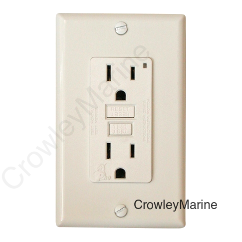 GFI RECEPTACLE W/LIGHT -
