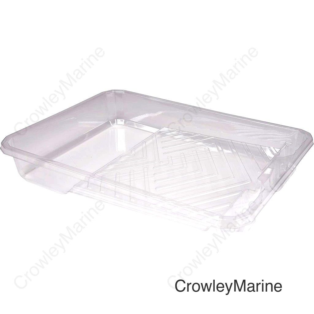 Seachoice 92224 Plastic Paint Tray Liner 3-Pack, 9 Inch, Clear
