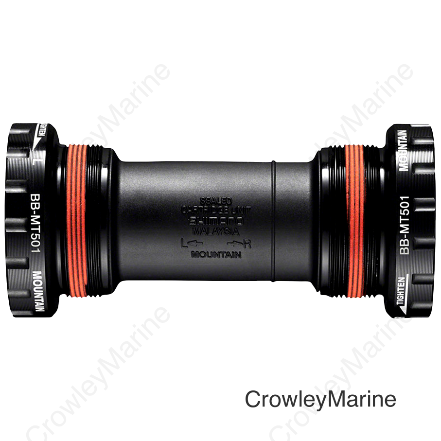 Shimano BB-MT501 English Bottom Bracket - English 68/73mm Fits Hollowtech II Spindle Black