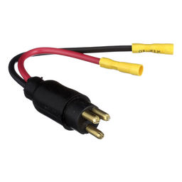 Seachoice Trolling Motor Plug, Straight, Male, Motor Side, 6 in. Lead Wires thumbnail-0