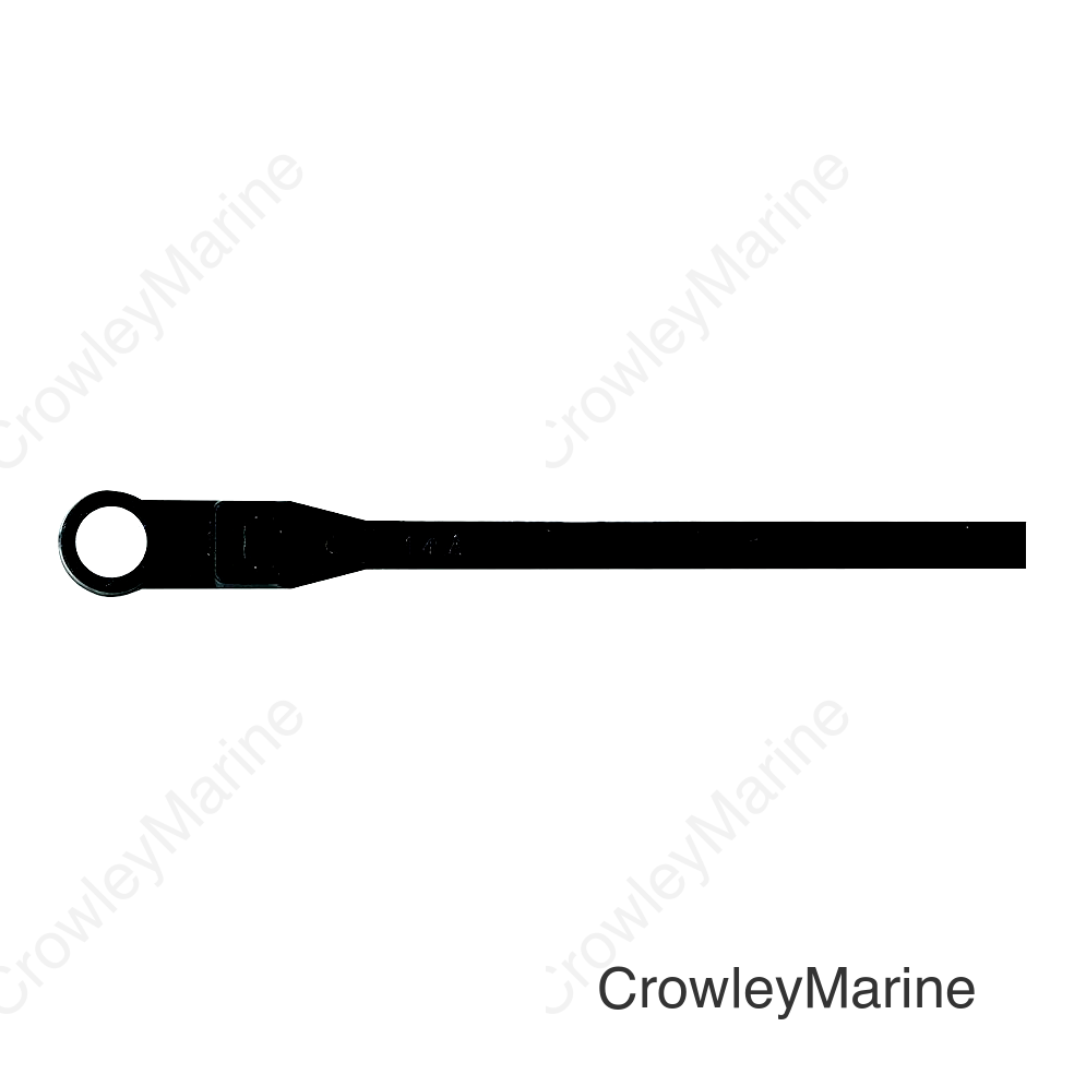 8" Nylon Mounting Cable Tie, 25 Pcs. Black