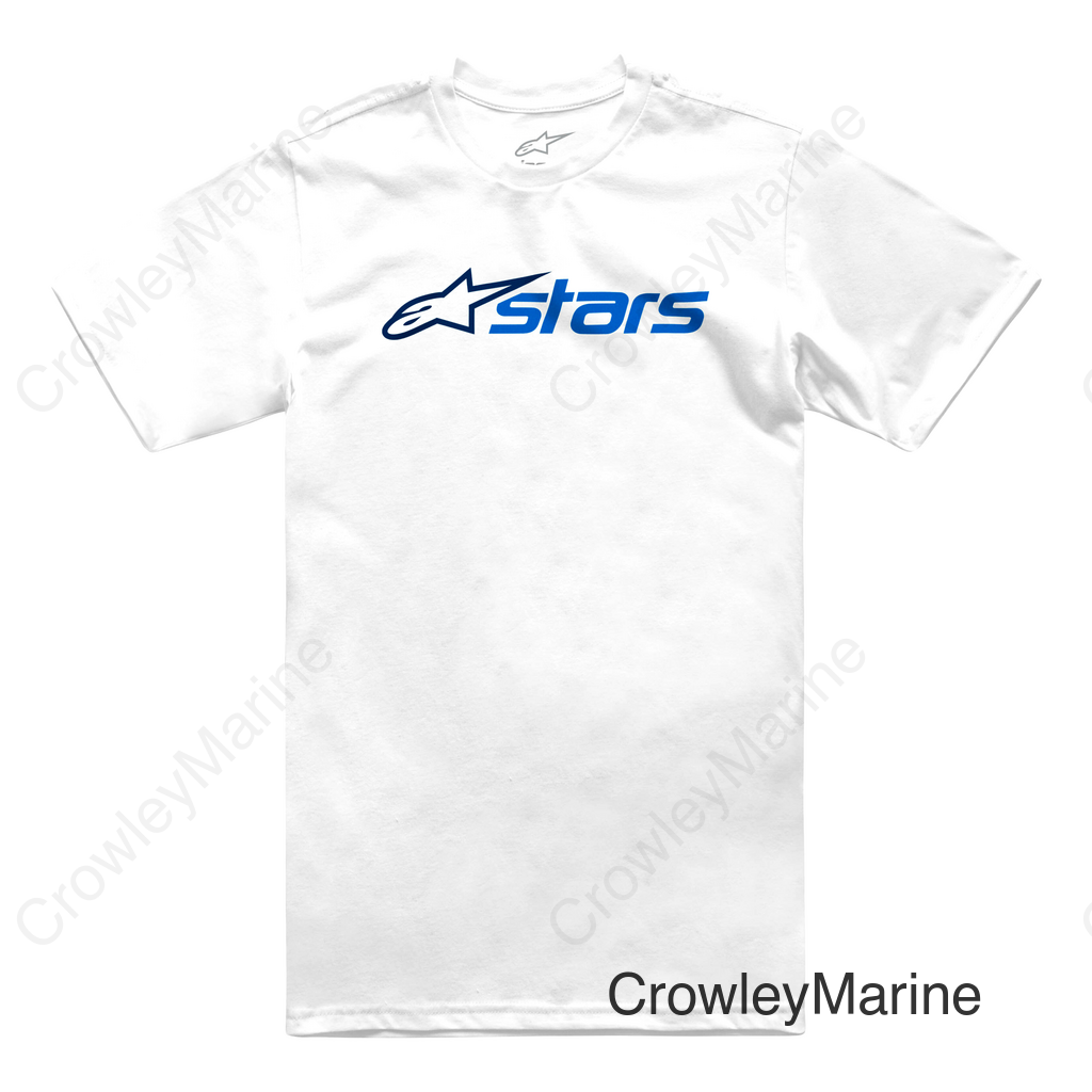 BLAZE 2.0 CSF TEE WHITE/NAVY/BLUE SM