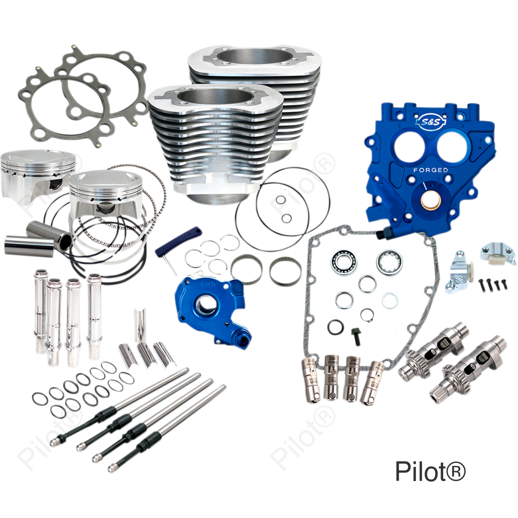 100" Power Package Performance Kit - Chain Drive - Silver