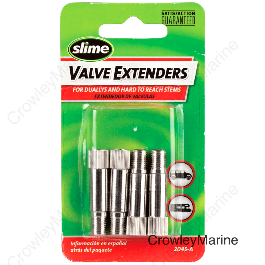 Slime 1-1/4 Schrader Valve Extenders: 4-Pack