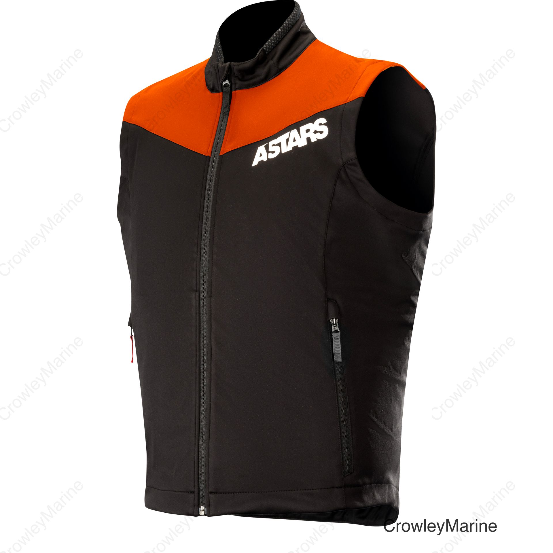 SESSION RACE VEST ORANGE FLUO/ BLACK LG