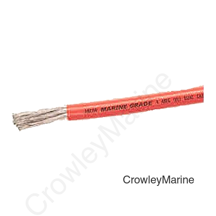 Ancor 113510 Marine Grade™ Tinned Copper Battery Cable, #4 AWG, 100', Red