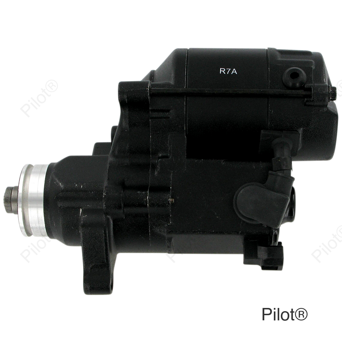 Starter Motor - Harley Davidson - Black Wrinkle