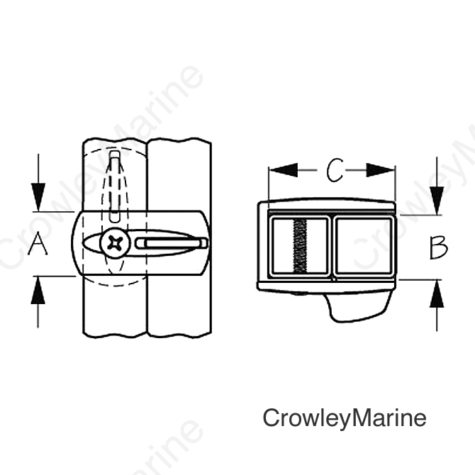 Stainless Pontoon Gate Latch