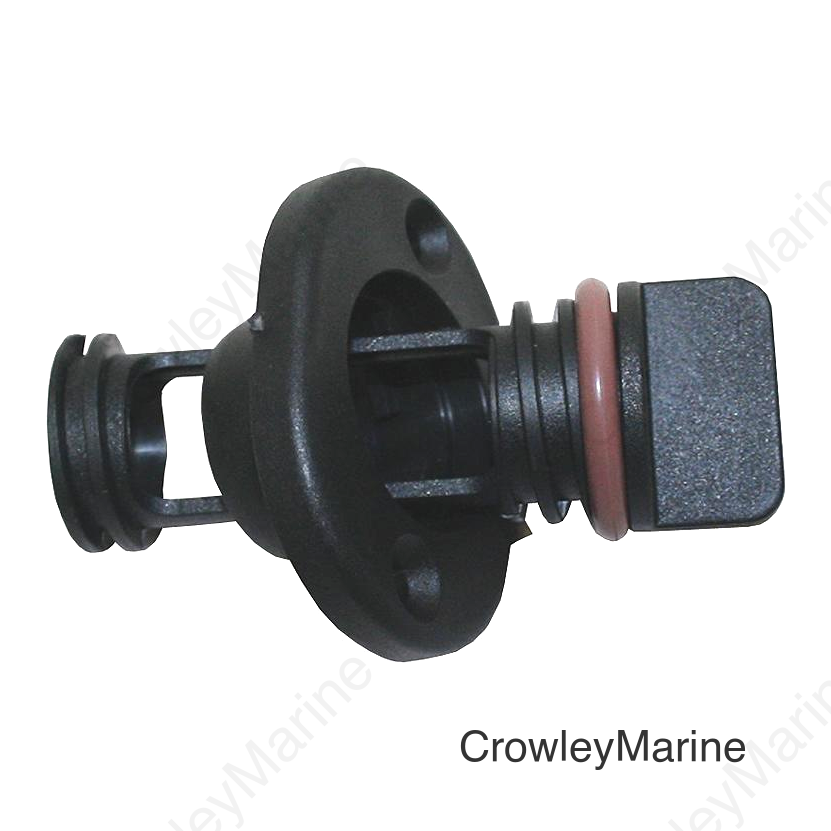 T-H Marine Drain Plug Fits 1" Hose, Black