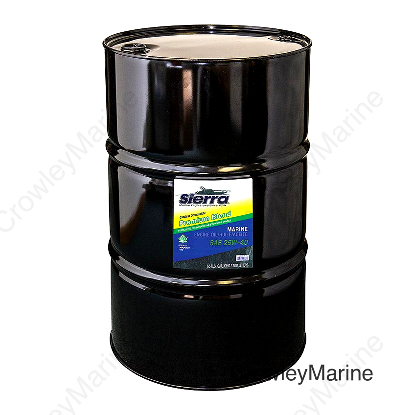 Sierra 9400CAT7 4-Cycle Stern Drive Engine Oil, 25W40 FCW, 55 Gal Drum
