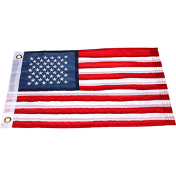 Seachoice 78211 12" x 18" Deluxe Sewn U.S. Flag (Restricted from sale into MN) thumbnail-1